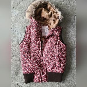 Vintage Y2K Aeropostale Vest with Fur